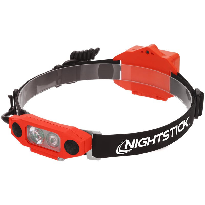 Nightstick DICATAâ„¢ XPP-5462RX X-Series Intrinsically Safe Low-Profile Dual-Light Headlamp, Red - Image 1